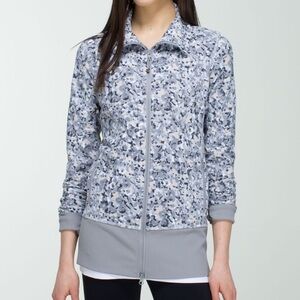 Lululemon Nice Asana Jacket Silver Spoon 6